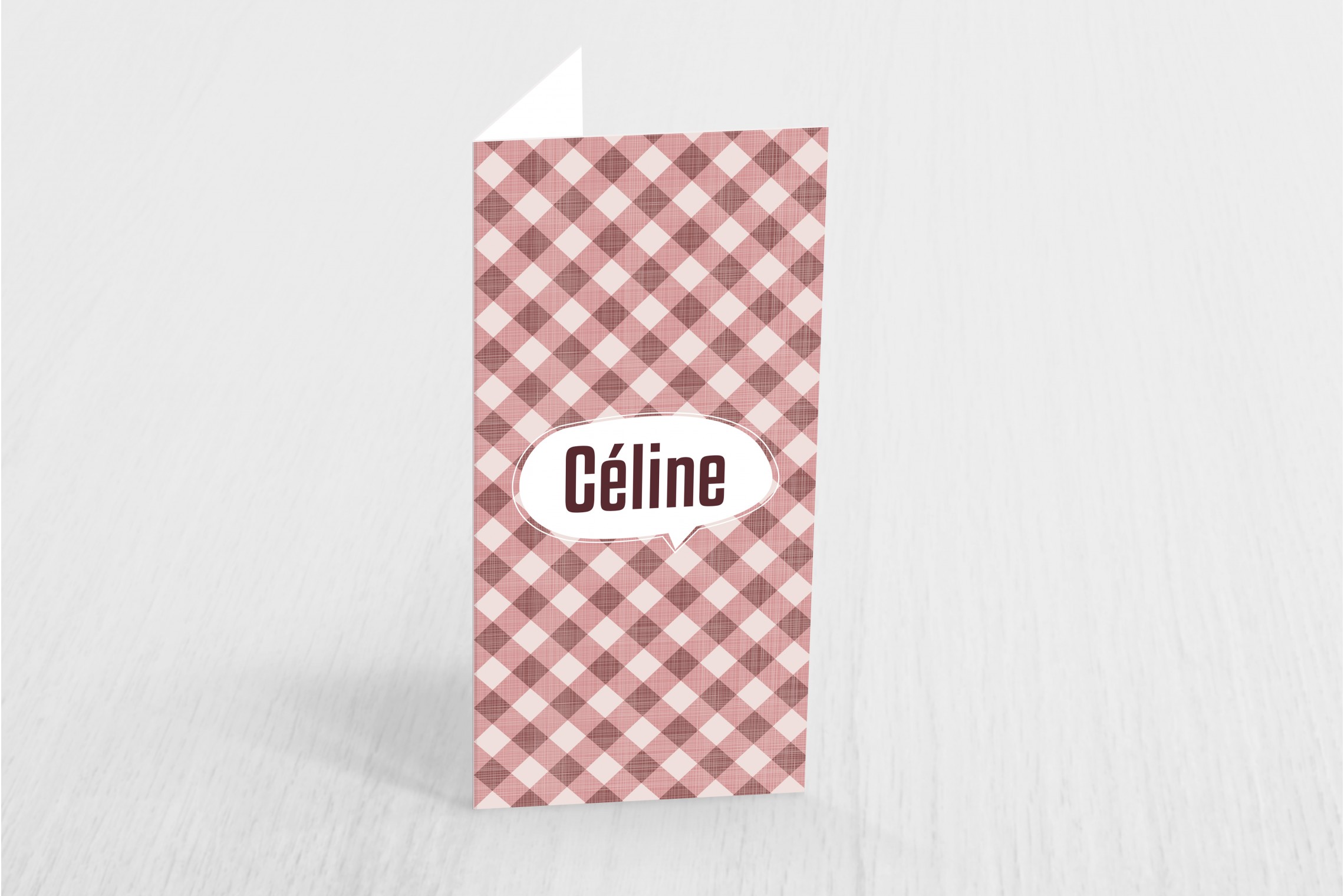 Roze geruit patroon
